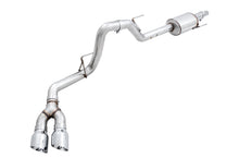 Load image into Gallery viewer, AWE Tuning 2015+ Ford F-150 0FG Single Exit Performance Exhaust System w/4.5in Chrome Silver Tips Catback AWE Tuning   
