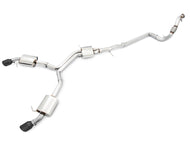 AWE Tuning Audi B9 A4 Touring Edition Exhaust Dual Outlet - Diamond Black Tips (Includes DP) Catback AWE Tuning   