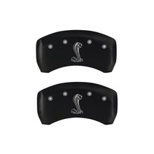 Load image into Gallery viewer, MGP Rear set 2 Caliper Covers Engraved Rear Tiffany Snake Red finish silver ch Caliper Covers MGP
