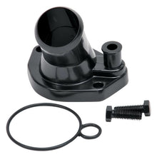 Load image into Gallery viewer, Edelbrock Steel Water Neck for Ford Small Block Windsor - Black Thermostats Edelbrock
