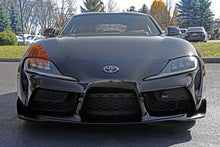 Load image into Gallery viewer, Perrin 2020 Toyota Supra Tow Hook Kit (Front) - Black Tow Hooks Perrin Performance   
