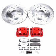 Power Stop 17-22 Nissan Titan Front Z36 Truck & Tow Kit w/Cals | KC5821-36