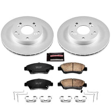 Load image into Gallery viewer, Power Stop 06-11 Honda Civic Front Z17 Evolution Geomet Coated Brake Kit Brake Kits - Performance Blank PowerStop
