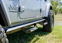 Load image into Gallery viewer, N-Fab Predator Pro Step System 2018 Jeep Wrangler JL 4 Door SUV - Tex. Black Nerf Bars N-Fab
