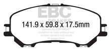 Load image into Gallery viewer, EBC 14+ Nissan Rogue 2.5 2 row seating Yellowstuff Front Brake Pads Brake Pads - Performance EBC   
