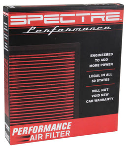 Spectre 11-13 Toyota Highlander 2.7L L4 F/I Replacement Panel Air Filter Air Filters - Drop In Spectre   