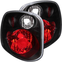 Load image into Gallery viewer, ANZO 1997-2000 Ford F-150 Taillights Black Tail Lights ANZO
