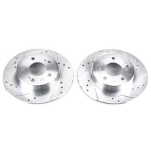 Load image into Gallery viewer, Power Stop 96-01 Infiniti I30 Rear Evolution Drilled &amp; Slotted Rotors - Pair Brake Rotors - Slot &amp; Drilled PowerStop   
