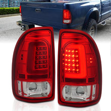 Load image into Gallery viewer, ANZO 1997-2004 Dodge Dakota LED Taillights Chrome Housing Red Lens Pair Tail Lights ANZO
