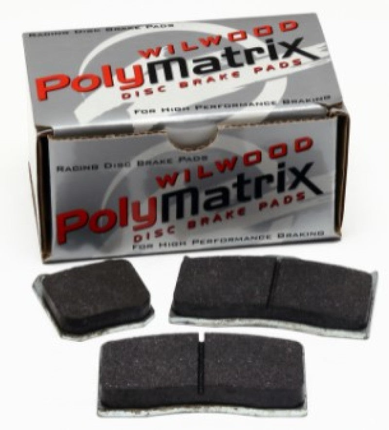 Wilwood PolyMatrix Pad Set - 6617 E W6A /W4A AERO 4/6 (.670in Thk) Brake Pads - Performance Wilwood