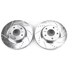 Load image into Gallery viewer, Power Stop 14-18 Mazda 3 Front Evolution Drilled &amp; Slotted Rotors - Pair Brake Rotors - Slot &amp; Drilled PowerStop   
