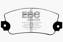 Load image into Gallery viewer, EBC 75-81 Lancia Beta 1.8L Greenstuff Rear Brake Pads Brake Pads - Performance EBC   
