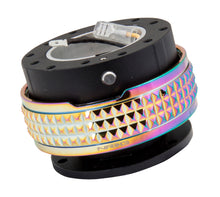 Load image into Gallery viewer, NRG Quick Release Kit - Pyramid Edition - Black Body / Neochrome Pyramid Ring Quick Release Adapters NRG
