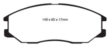 Load image into Gallery viewer, EBC 08-10 Kia Sorento 3.3 Greenstuff Front Brake Pads Brake Pads - Performance EBC   
