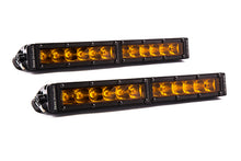 Load image into Gallery viewer, Diode Dynamics 12 In LED Light Bar Single Row Straight - Amber Driving (Pair) Stage Series Light Bars &amp; Cubes Diode Dynamics   
