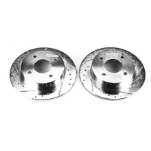 Load image into Gallery viewer, Power Stop 89-98 Nissan 240SX Rear Evolution Drilled &amp; Slotted Rotors - Pair Brake Rotors - Slot &amp; Drilled PowerStop   
