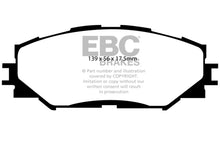 Load image into Gallery viewer, EBC 10-12 Lexus HS250h 2.4 Hybrid Greenstuff Front Brake Pads Brake Pads - Performance EBC   

