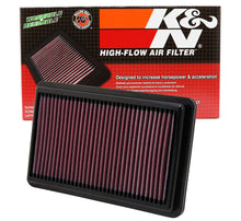 Load image into Gallery viewer, K&amp;N Replacement Air Filter 10.188in O/S Length x 6.375in O/S Width x 1.063in H for 12 Honda Civic Si Air Filters - Drop In K&amp;N Engineering   
