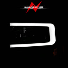 Load image into Gallery viewer, ANZO 99-04 Ford F250/F350/F450/Excursion (excl. 99) Crystal Headlights - w/ Light Bar Black Housing Headlights ANZO
