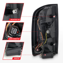 Load image into Gallery viewer, ANZO 15-21 GMC Canyon Full LED Tail Lights w/ Red Lightbar Black Housing Smoke Lens Tail Lights ANZO
