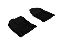 Load image into Gallery viewer, 3D MAXpider 2007-2014 Ford Edge Kagu 1st Row Floormat - Black Floor Mats - Rubber 3D MAXpider   
