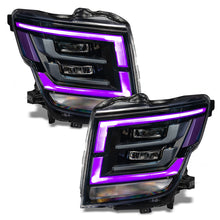 Load image into Gallery viewer, Oracle 21-22 Nissan Titan RGB+W Headlight DRL Upgrade - ColorSHIFT w/ 2.0 Controller SEE WARRANTY Headlights ORACLE Lighting
