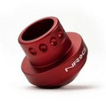 Load image into Gallery viewer, NRG Short Hub Adapter 92-95 Honda Civic / 92-96 Prelude / 90-93 Accord - Matte Red Steering Wheel Hubs NRG
