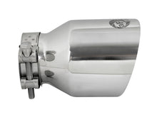 Load image into Gallery viewer, aFe MACH Force-Xp 304 SS Clamp-On Exhaust Tip 2.5in. Inlet / 4in. Outlet / 6in. L - Polished Tips aFe
