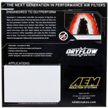 Load image into Gallery viewer, AEM 10 Dodge Ram 2500/3500 6.7L L6 DSL 11in L x 9.75in W x 6.5in H Replacement DryFlow Air Filter Air Filters - Direct Fit AEM Induction
