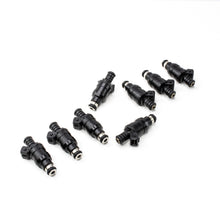 Load image into Gallery viewer, DeatschWerks Universal 1200cc Low Impedance 14mm Upper Injector - Set of 8 Fuel Injector Sets - 8Cyl DeatschWerks

