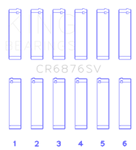 Load image into Gallery viewer, King Mercedes-Benz OM 642 Connecting Rod Bearing Set Bearings King Engine Bearings
