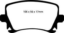 Load image into Gallery viewer, EBC 05-08 Audi A4 2.0L Turbo Bluestuff Rear Brake Pads Brake Pads - Racing EBC   
