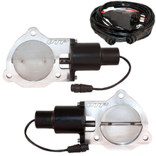 Load image into Gallery viewer, QTP 3.5in Bolt-On QTEC Dual Electric Cutout Valves - Pair Exhaust Cutouts QTP
