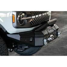Load image into Gallery viewer, DV8 Offroad 2021+ Ford Bronco Front Bumper Winch Capable w/ Optional Bull Bar/Aux Light Opening Bumpers - Steel DV8 Offroad
