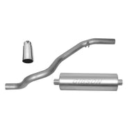 Gibson 96-97 Jeep Grand Cherokee Laredo 4.0L 2.5in Cat-Back Single Exhaust - Stainless Catback Gibson