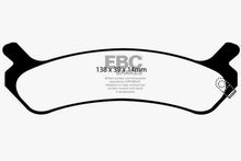 Load image into Gallery viewer, EBC 89-94 Hyundai Sonata 3.0L Yellowstuff Rear Brake Pads Brake Pads - Performance EBC   
