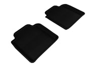 3D MAXpider 2007-2012 Lexus LS460L/LS600HL Kagu 2nd Row Floormats - Black Floor Mats - Rubber 3D MAXpider   