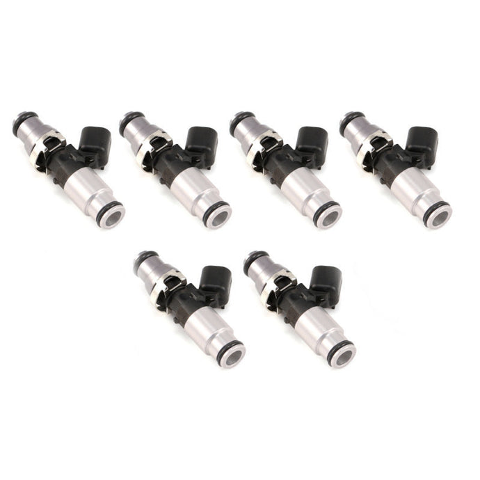 Injector Dynamics 2600-XDS Injectors - 60mm Length - 14mm Top - 14mm Bottom Adapter (Set of 6) Fuel Injector Sets - 6Cyl Injector Dynamics   