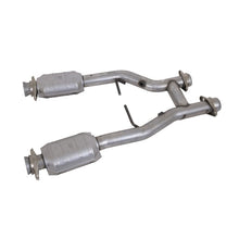 Load image into Gallery viewer, BBK 96-04 Mustang 4.6 GT / Cobra Short Mid H Pipe w Catalytic Converters 2-1/2 For Long Tube Headers H Pipes BBK
