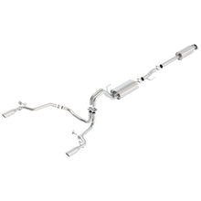 Load image into Gallery viewer, Borla 15-16 Ford F-150 3.5L EcoBoost Ext. Cab Std. Bed Catback Exhaust S-Type Single Split Rear Exit Catback Borla

