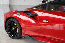 Load image into Gallery viewer, Capristo 03FE08710010LM Ferrari 488 GTB/GTS Carbon Side Air Intake Panels (Matte)

