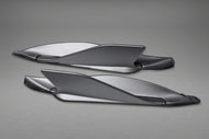 Capristo 03FE08710002LM Ferrari 488 GTB & GTS Carbon Side Fins (With Adapters) (Matte)