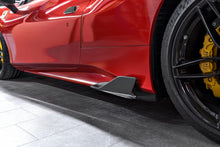 Load image into Gallery viewer, Capristo 03FE08710002LM Ferrari 488 GTB &amp; GTS Carbon Side Fins (With Adapters) (Matte)
