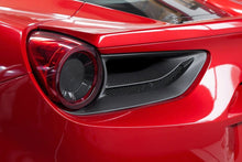 Load image into Gallery viewer, Capristo 03FE08710001LG Ferrari 488 GTB &amp; GTS Carbon Tail Light Covers
