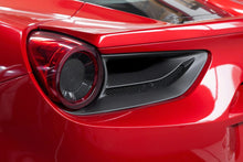 Load image into Gallery viewer, Capristo 03FE08710001LM Ferrari 488 GTB &amp; GTS Carbon Tail Light Covers (Matte)
