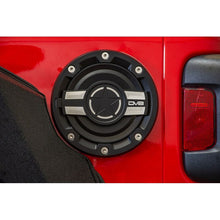 Load image into Gallery viewer, DV8 Offroad 2018+ Jeep JL Aluminum Fuel Door for 20-Pres Wrangler Fuel Caps DV8 Offroad

