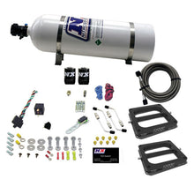 Load image into Gallery viewer, Nitrous Express Dual Dom/Gas Nitrous Kit (100-500HP) w/15lb Bottle Nitrous Systems Nitrous Express
