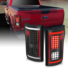 Load image into Gallery viewer, ANZO 2015-2017 Ford F-150 LED Taillights Black Tail Lights ANZO
