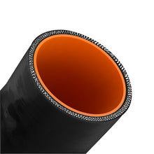 Load image into Gallery viewer, Mishimoto 3.0in Black Silicone Coupler w/ 1/8in NPT Bung Silicone Couplers &amp; Hoses Mishimoto
