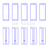 Load image into Gallery viewer, King Toyota 22R Crankshaft Main Bearing Set Bearings King Engine Bearings

